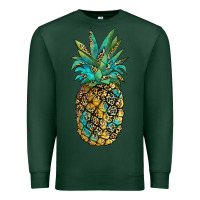 Sports Green leopar turquoise pineapple Premium Sweatshirt - JahusDesignShop