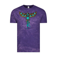Cloud Purple turquoise thunderbird Vintage Tee - RanaPortraitStore