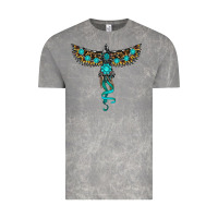 Cloud Rock turquoise thunderbird Vintage Tee - RanaPortraitStore