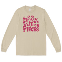 Mushroom love you to pieces Long Sleeve Tee - CowhideDigitalArt