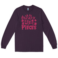 Plum love you to pieces Long Sleeve Tee - CowhideDigitalArt
