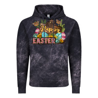 Cloud Black Happy Easter Vintage Hoodie - LillyAllenDesigns