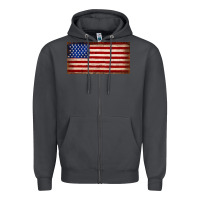 Smoke American flag Zipper Hoodie - JahusDesignShop