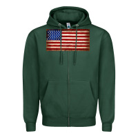 Sports Green American flag Zipper Hoodie - JahusDesignShop