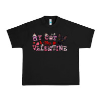 Black my cat is my valentine Urban Heavy Tee - FaDigitalArtStudio