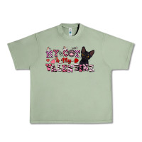 Oil Green my cat is my valentine Urban Heavy Tee - FaDigitalArtStudio
