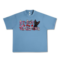 Pebble Blue my cat is my valentine Urban Heavy Tee - FaDigitalArtStudio