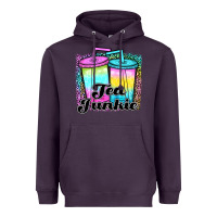 Plum tea junkie Heavyweight Hoodie - JahusDesignShop