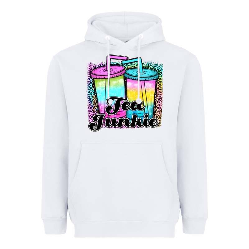 Tea Junkie Heavyweight Hoodie by JahusDesignShop | Teevron