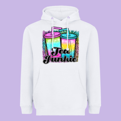 Tea Junkie Heavyweight Hoodie Designed By Jahusdesignshop