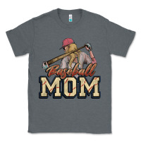 Charcoal Heather Baseball mom Classic Tee - HowdyJamesFarm
