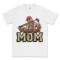 White Baseball mom Classic Tee - HowdyJamesFarm