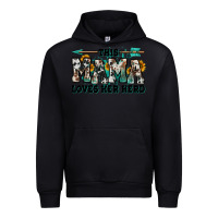 Black this mama loves her herd goats Urban Hoodie - Jasminsmagicworld