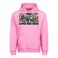 Fuchsia Pink this mama loves her herd goats Urban Hoodie - Jasminsmagicworld