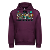 Mauve Wine this mama loves her herd goats Urban Hoodie - Jasminsmagicworld