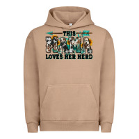 Pigment Burro this mama loves her herd goats Urban Hoodie - Jasminsmagicworld