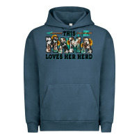 Pigment Midnight Navy this mama loves her herd goats Urban Hoodie - Jasminsmagicworld