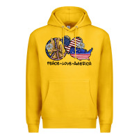 Lemon peace love america Premium Hoodie - SublimationCraftShop