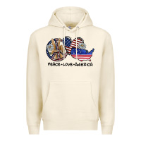 Tofu peace love america Premium Hoodie - SublimationCraftShop