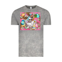 Cloud Rock Easter Bunny And Egg With Leopard Pattern Tumbler Vintage Tee - BundleAndBundleShop