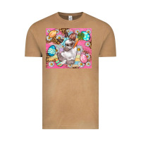 Vintage Camel Easter Bunny And Egg With Leopard Pattern Tumbler Vintage Tee - BundleAndBundleShop