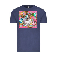 Easter Bunny And Egg With Leopard Pattern Tumbler Vintage Tee | Teevron