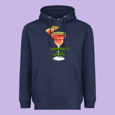 Summer Vibes Heavyweight Hoodie Designed By Jahusdesignshop