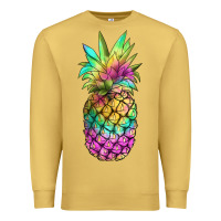Antique Gold tie dye pineapple Premium Sweatshirt - JahusDesignShop