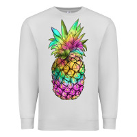 Dove Grey tie dye pineapple Premium Sweatshirt - JahusDesignShop