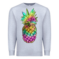 Heather Grey tie dye pineapple Premium Sweatshirt - JahusDesignShop