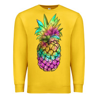 Lemon tie dye pineapple Premium Sweatshirt - JahusDesignShop