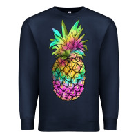Navy tie dye pineapple Premium Sweatshirt - JahusDesignShop