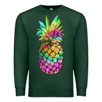 Sports Green tie dye pineapple Premium Sweatshirt - JahusDesignShop