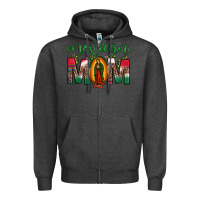 Charcoal Heather mexican mom our lady of guadalupe leopard Zipper Hoodie - JahusDesignShop
