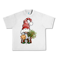 Lunar Rock Christmas Gnome With Cookie Urban Heavy Tee - BundleAndBundleShop
