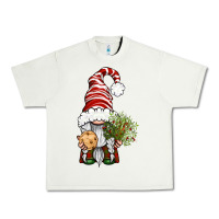 Pistachio Christmas Gnome With Cookie Urban Heavy Tee - BundleAndBundleShop