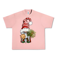 Salmon Christmas Gnome With Cookie Urban Heavy Tee - BundleAndBundleShop