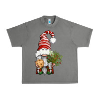 Tornado Christmas Gnome With Cookie Urban Heavy Tee - BundleAndBundleShop