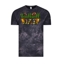 Cloud Black Football Dad Vintage Tee - BundleAndBundleShop