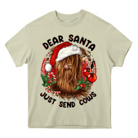 Mossy dear santa just send cows Heavy Core Tee - CowGirlArtShop