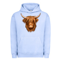 Pigment Grape Ice long haired cow Urban Hoodie - Jasminsmagicworld