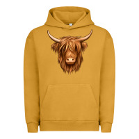 Pigment Peanut Butter long haired cow Urban Hoodie - Jasminsmagicworld