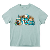 Arona winter snowman coffee cups Heavy Core Tee - Jasminsmagicworld
