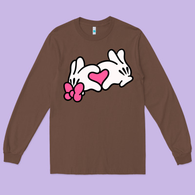 Minnie Mouse Long Sleeve Tee Designed By Cowhidedigitalart