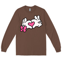 Chestnut Minnie Mouse Long Sleeve Tee - CowhideDigitalArt