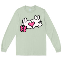 Matcha Minnie Mouse Long Sleeve Tee - CowhideDigitalArt