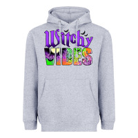 Heather Grey witchy vibes Heavyweight Hoodie - JahusDesignShop
