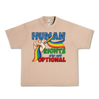 Burro Human Rights Are Not Optional Urban Heavy Tee - BundleAndBundleShop