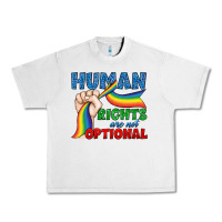 Lunar Rock Human Rights Are Not Optional Urban Heavy Tee - BundleAndBundleShop