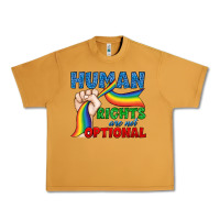 Peanut Butter Human Rights Are Not Optional Urban Heavy Tee - BundleAndBundleShop